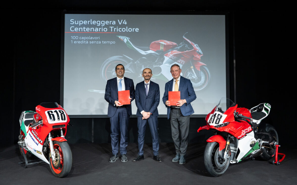 Ducati: Νέα Superleggera V4 Centenario Tricolore σε μόλις 100 μονάδες