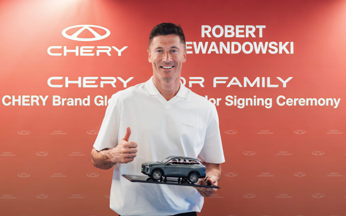 Παγκόσμιος πρεσβευτής της Chery o Robert Lewandowski (+video)