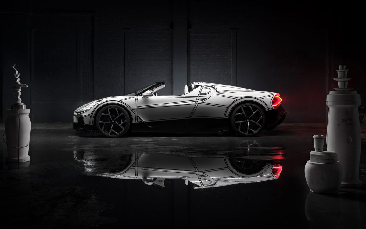 Η μοναδική Bugatti W16 Mistral «Blanc Eternel» είναι ένα έργο τέχνης σε τέσσερις τροχούς
