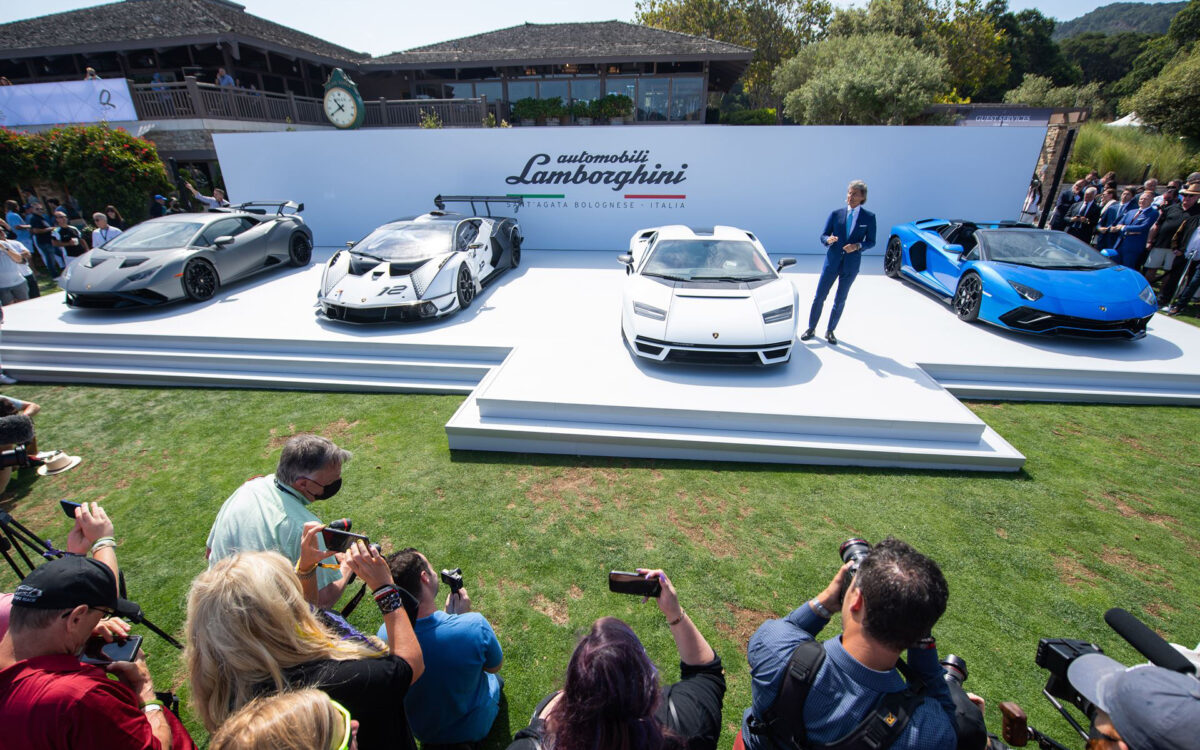 H Lamborghini στο Monterey: Η σκηνή όπου γράφεται η ιστορία των supercars
