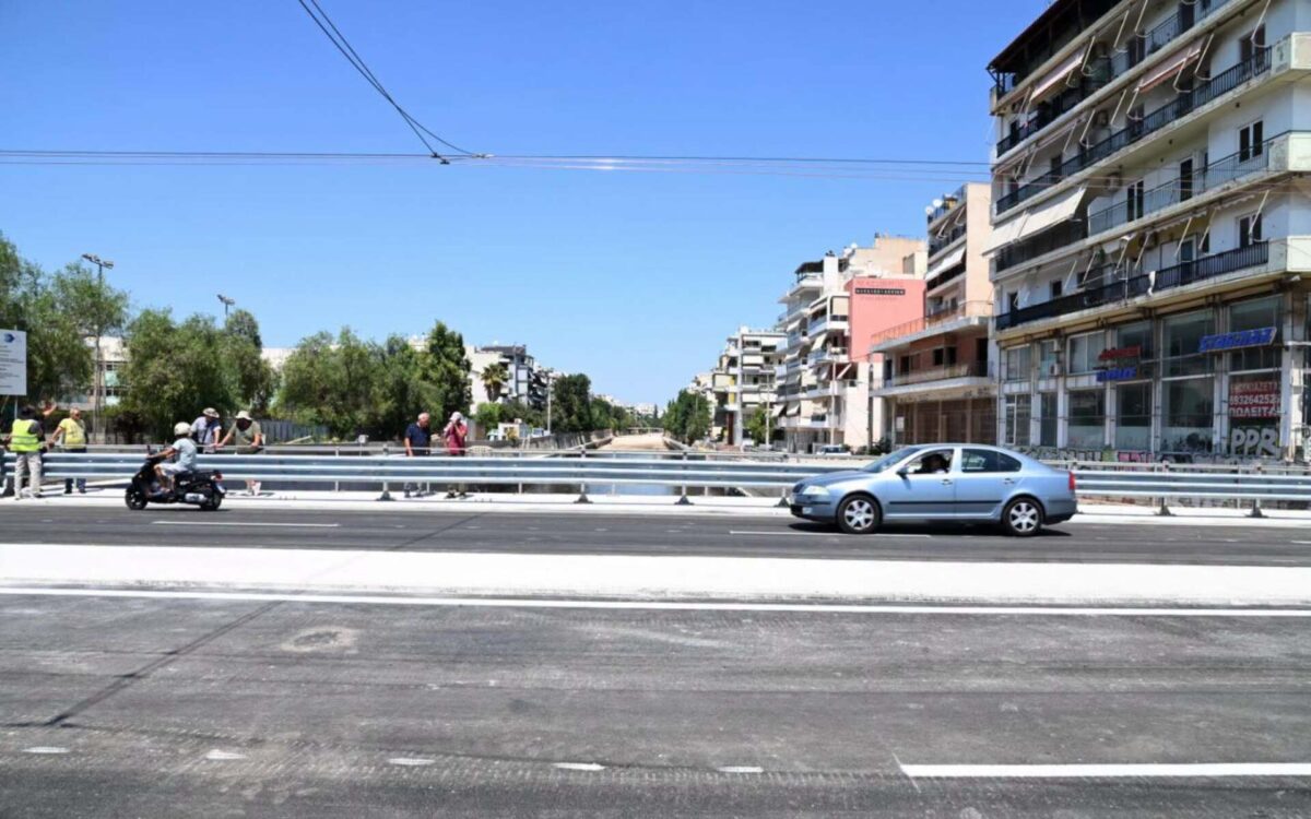 Καλλιθέα: Στην κυκλοφορία η νέα γέφυρα στον Ιλισσό