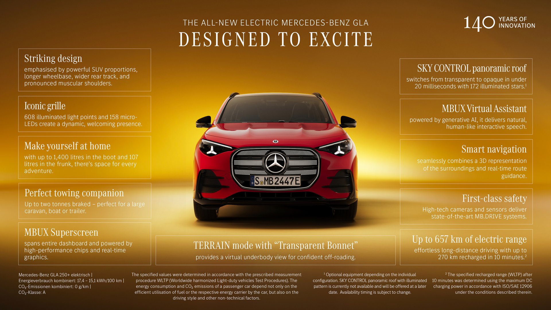 Der neue Mercedes-Benz GLA: Entwickelt, um jeden Tag zu begeisternThe all-new Mercedes-Benz GLA: Designed to excite you every day